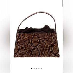 Staud patent leather handbag